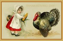 Thanksgiving vintage card [Licenza: CC0 Public Domain by Karen Arnold ]