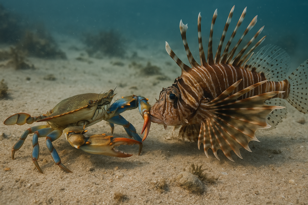 granchioblu_vs_pescescorpione